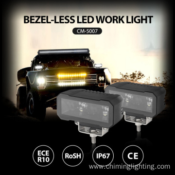 Bezel Less Designed 12V 24V Light Bar Truck Accessories Light Led Truck Light For 4X4 Atv Truck Tractor